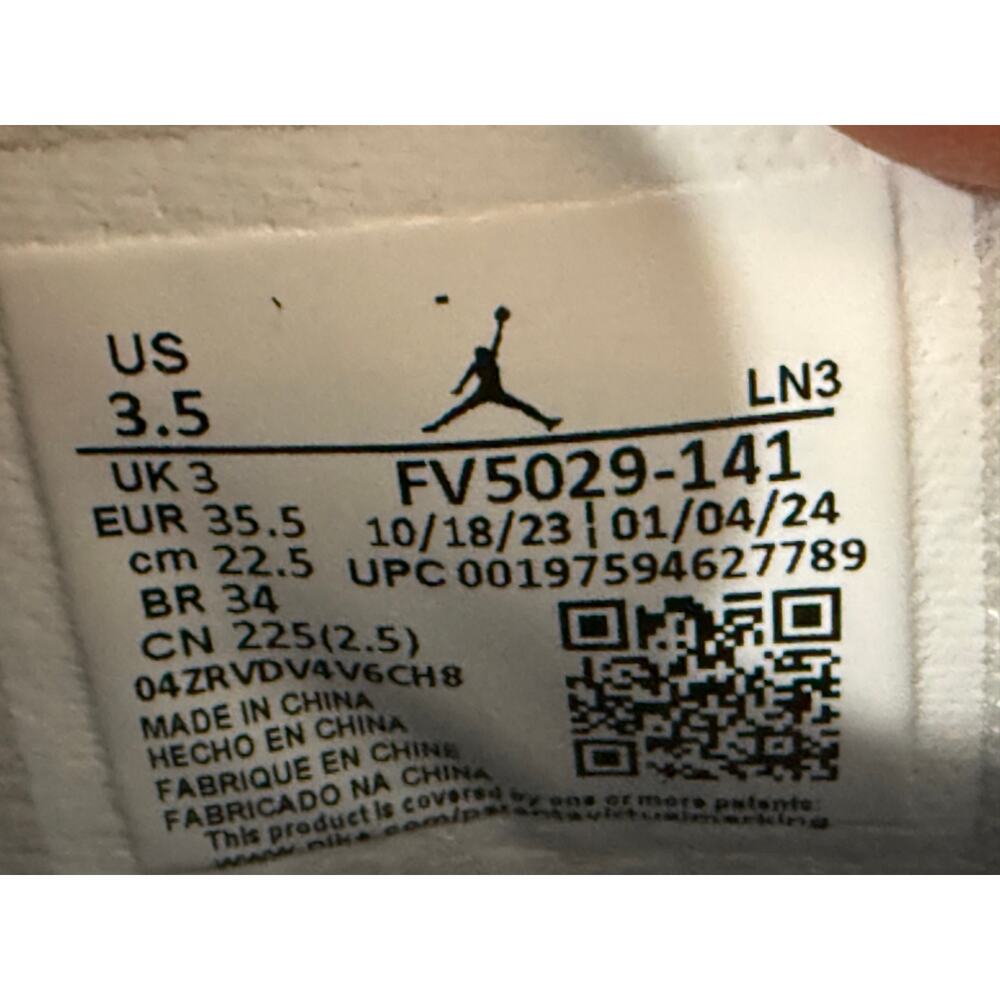 Jordan 4 Military Blue Size 3.5 FV5029-141 VNDS - Picture 7 of 9
